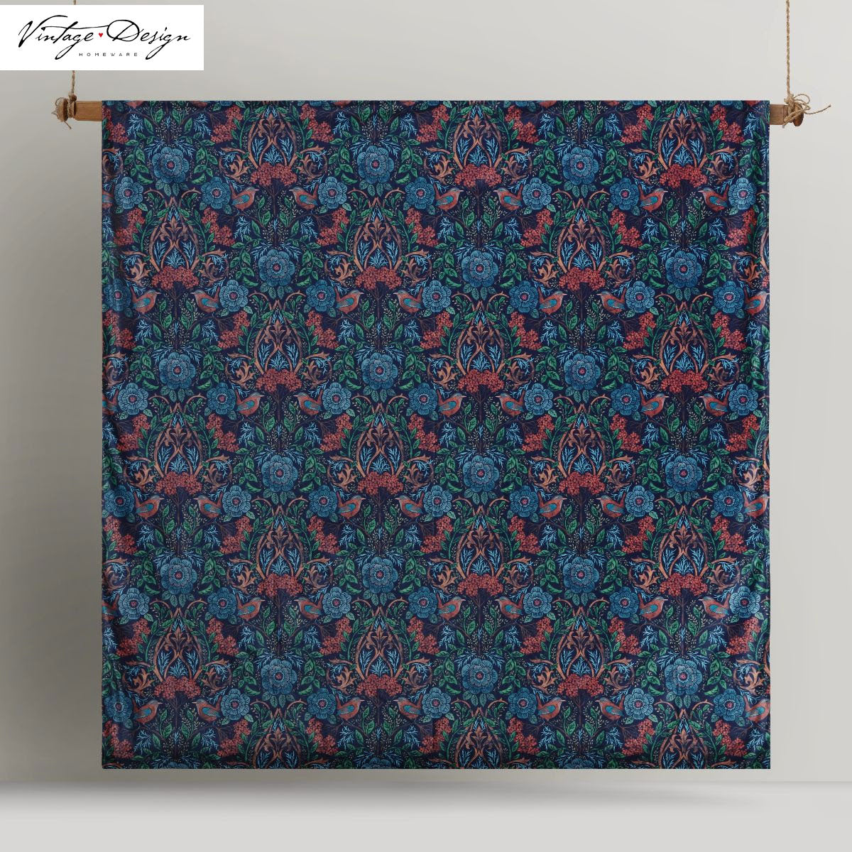 Canterbury Printed Velvet Quilt Cover Set Queen