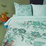 City Sits Green Quilt Cover Set King