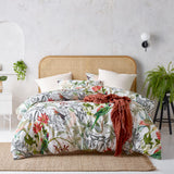 Currumbin Linen Cotton Printed Quilt Cover Set Queen