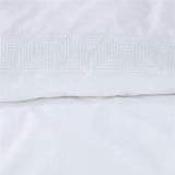 Elowen White Cotton Quilt Cover Set King