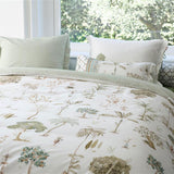Giardini di Frutta White Cotton Quilt Cover Set Queen