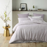 Java Silver Jacquard Quilt Cover Set Queen