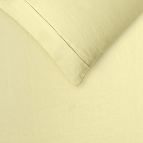 100% Linen Butter Quilt Cover Set Queen