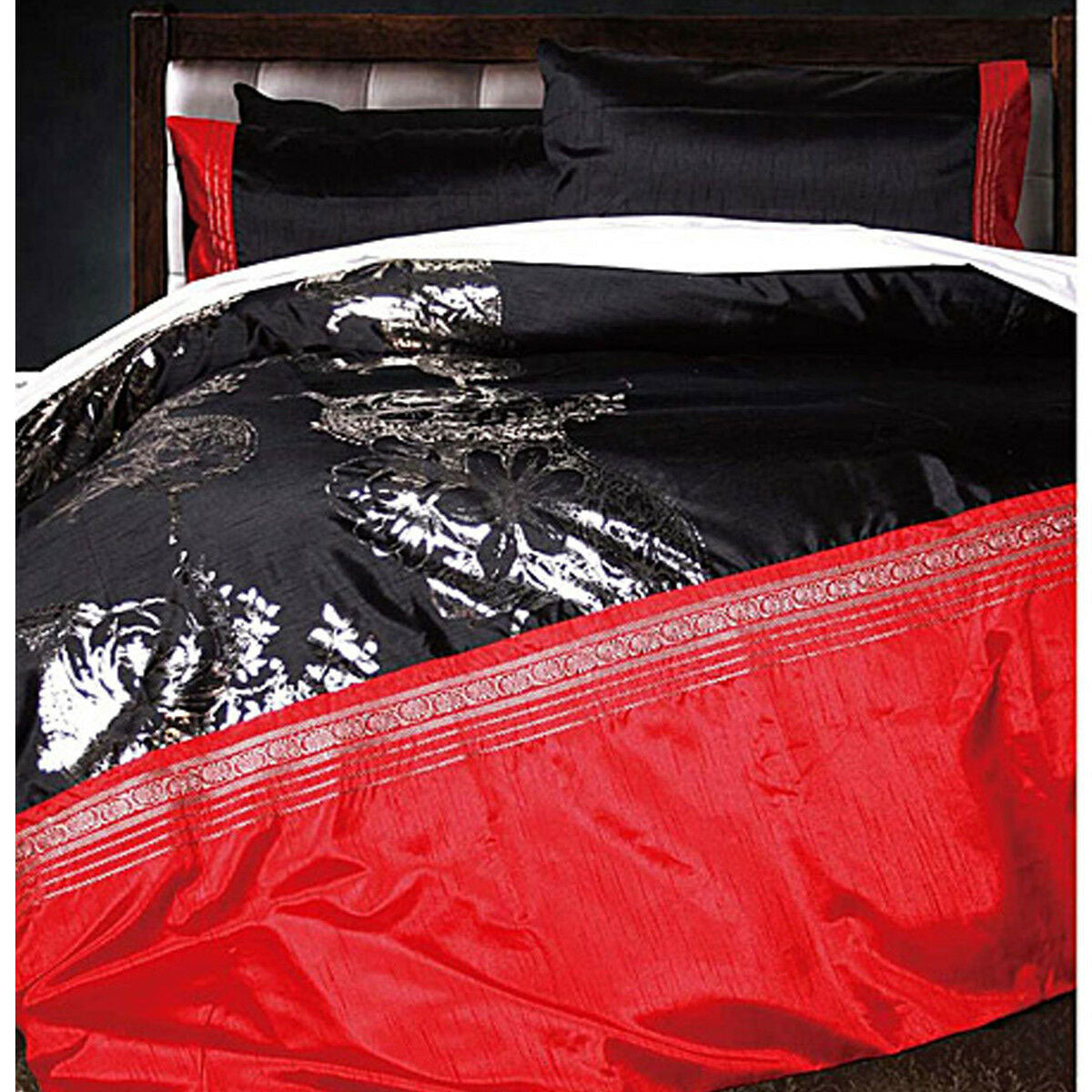 Majestic Black Quilt Cover Set Queen