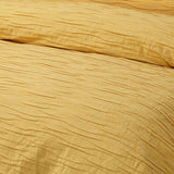 Malvern Ochre Cotton Quilt Cover Set King
