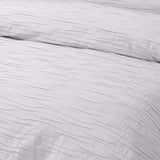 Malvern White Cotton Quilt Cover Set Queen