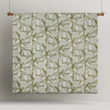 Betty Otway Moss Green Washed Cotton Printed Quilt Cover Set King