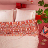 Paisley Pink Quilt Cover Set King