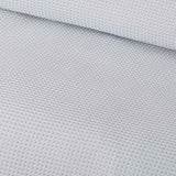 Silver Waffle Polyester Quilt Cover Set Queen