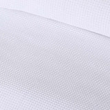 White Waffle Polyester Quilt Cover Set Queen