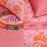 Prom Flowers Pink Cotton Quilt Cover Set Single