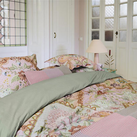 Saluti Grandi Pastel Cotton Quilt Cover Set Queen