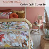 Scarlett Multi Cotton Quilt Cover Set Queen