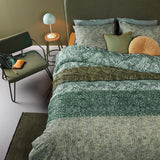 Skin Green Cotton Quilt Cover Set Queen