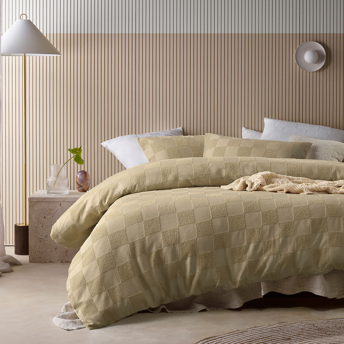 Tipo Safari Chenille Quilt Cover Set Single