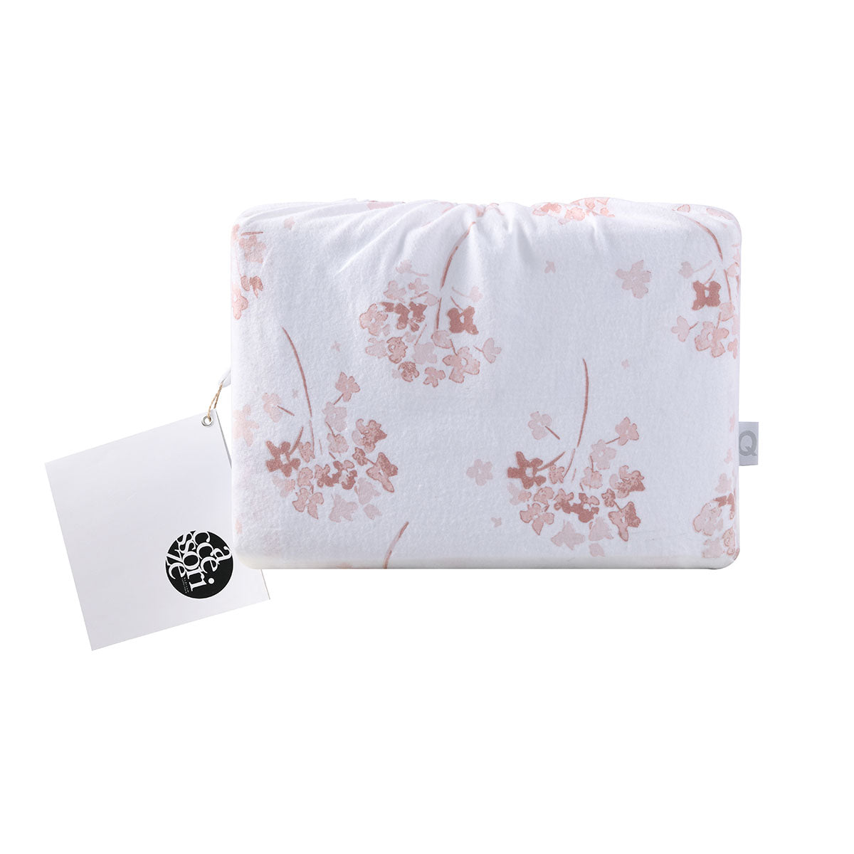 Cotton Flannelette Sheet Set Flower Bunch Pink Double