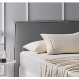 Cotton Flannelette Sheet Set Ivory Double