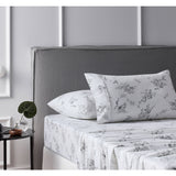Cotton Flannelette Sheet Set Sylvan Rose Single