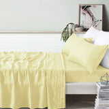 100% Linen Butter Sheet Set Queen