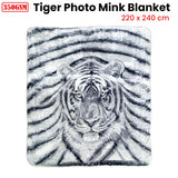 350gsm Tiger Photo Mink Blanket