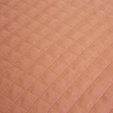Adela Clay Pink Velvet Quilted Coverlet Set Queen/King