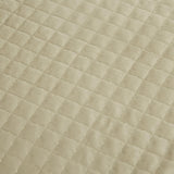 Adela Sandstone Velvet Quilted Coverlet Set Queen/King