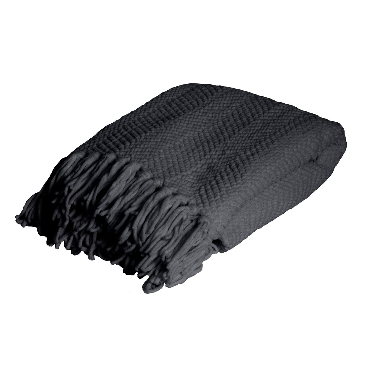 Louie Throw Rug Charcoal