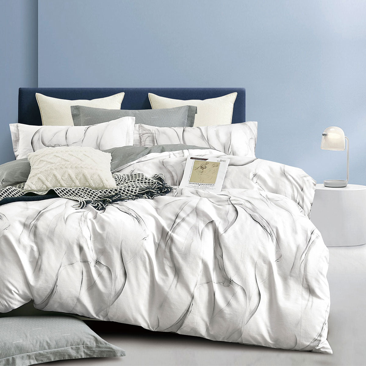 250TC Vander Cotton Sateen Quilt Cover Set King