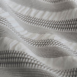 Cove Charcoal Seersucker Waffle Quilt Cover Set King