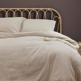 Earth Oatmeal Cotton Gauze Quilt Cover Set King