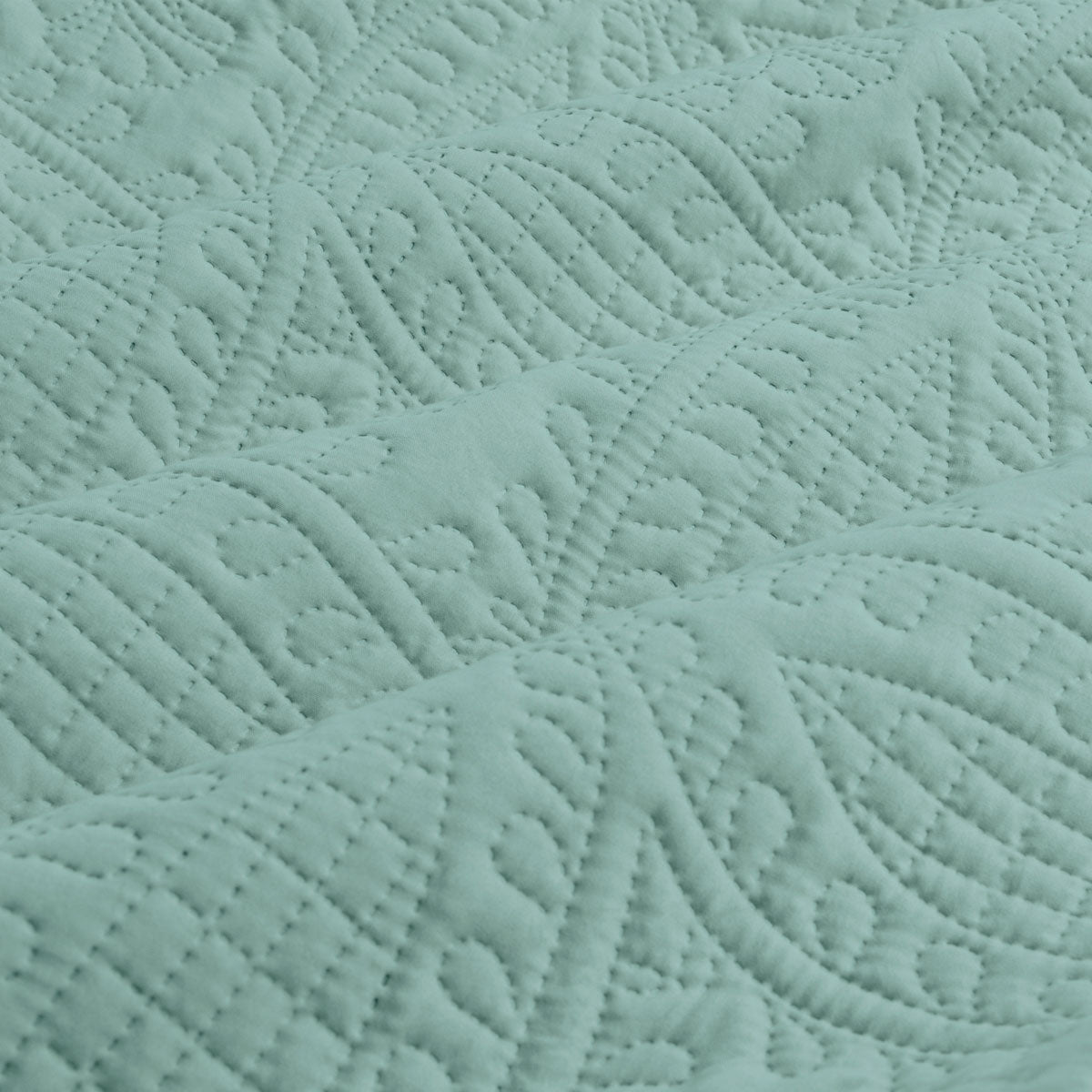 Eddison Bluestone Light Quilted Embossed Quilt Cover Set King