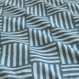 Fletcher Faded Indigo Printed Quilt Cover Set Queen