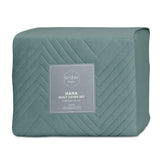 Hana Stormy Sea Embossed Velvet Quilt Cover Set King