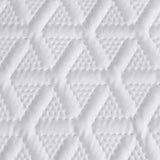 Leonardo White Embossed Quilt Cover Set Double