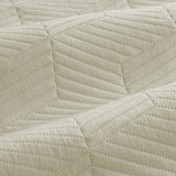 Maxwell Tan Embossed Vintage Washed Quilt Cover Set Queen