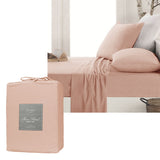 Micro Flannel Sheet Set Dusty Pink Mega King