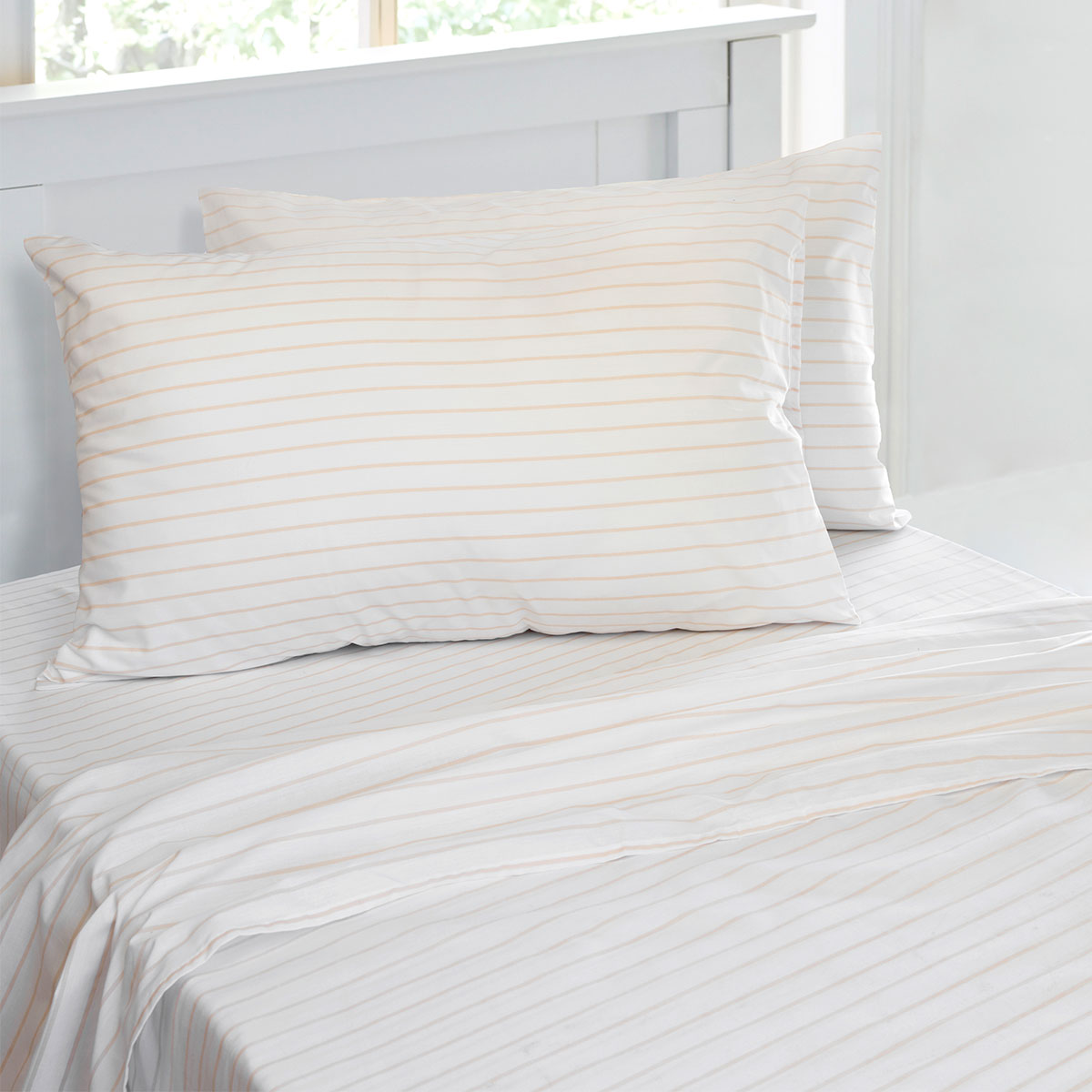 Striped Sheet Set Watermelon Single