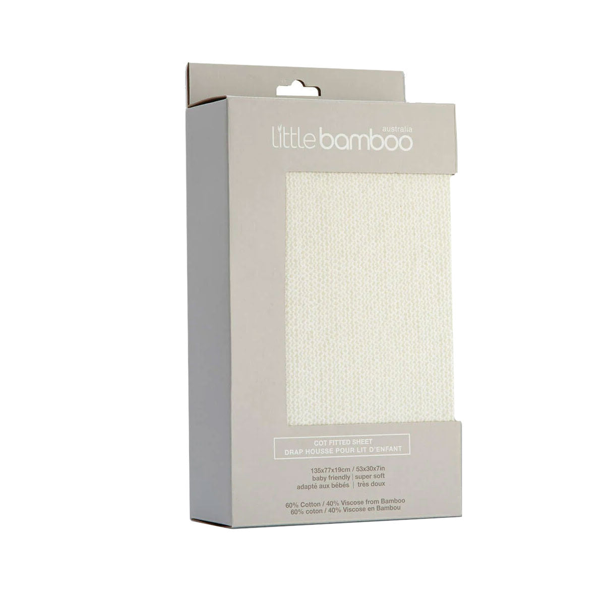 Jersey Fitted Sheet Cot Size Marle Whisper