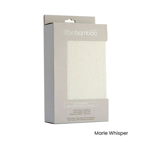 Jersey Fitted Sheet Cot Size Marle Whisper