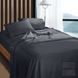 1100TC Egyptian Cotton Sateen Sheet Set Charcoal Queen