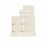 550gsm Cotton 7 Pce Towel Set Cream