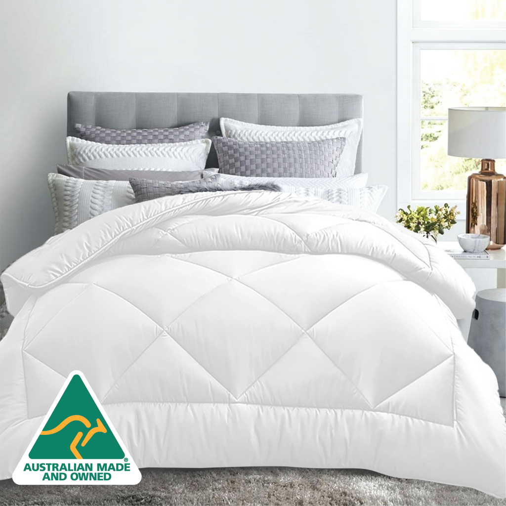 All Season Microfibre Quilt 400GSM (Queen) (Made in Aus)