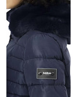 Metal Monogram Long Down Jacket with Adjustable Fur Hood 2XL Women