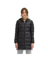 Down Jacket with Japanese Hood and Zip Closure L Women