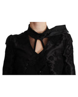 Gorgeous Dolce &amp; Gabbana Blazer Corset Jacket with Floral Jacquard Pattern 38 IT Women