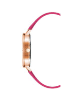 Rose Gold Fashion Analog Watch with Rhine Stone Facing One Size Women