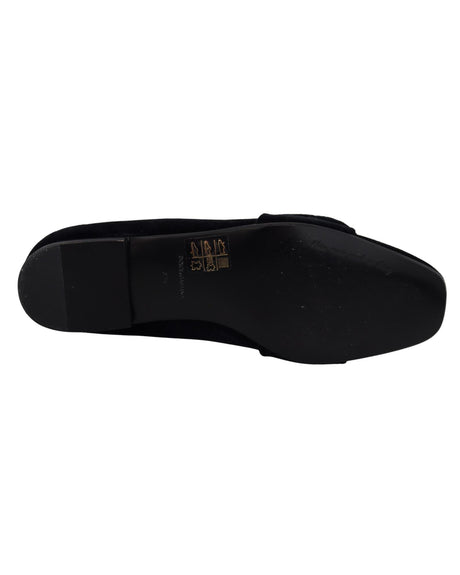 Black Crystal-Embellished Dolce &amp; Gabbana Loafers 37.5 EU Women