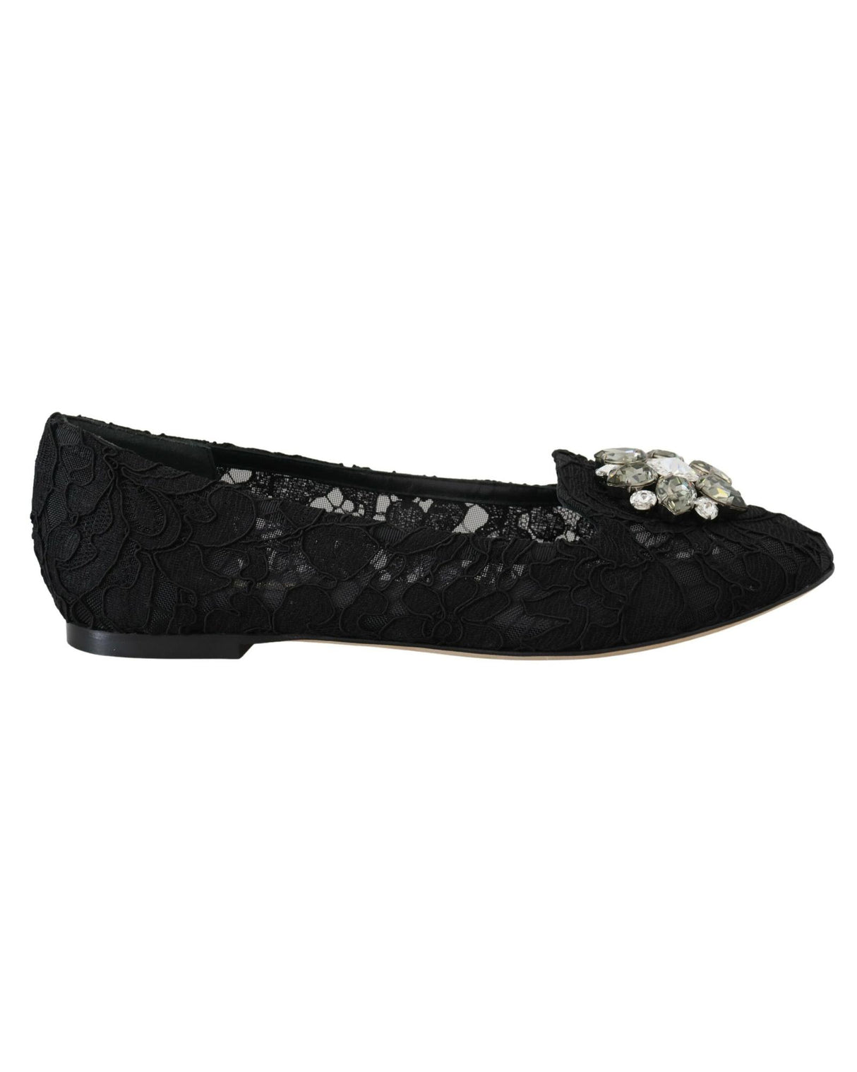 Dolce &amp; Gabbana Elegant Vally Lace Flat Shoes 35 EU Women