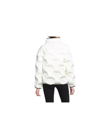 Polyester Down Jacket with Heart Decorations 42 IT Women