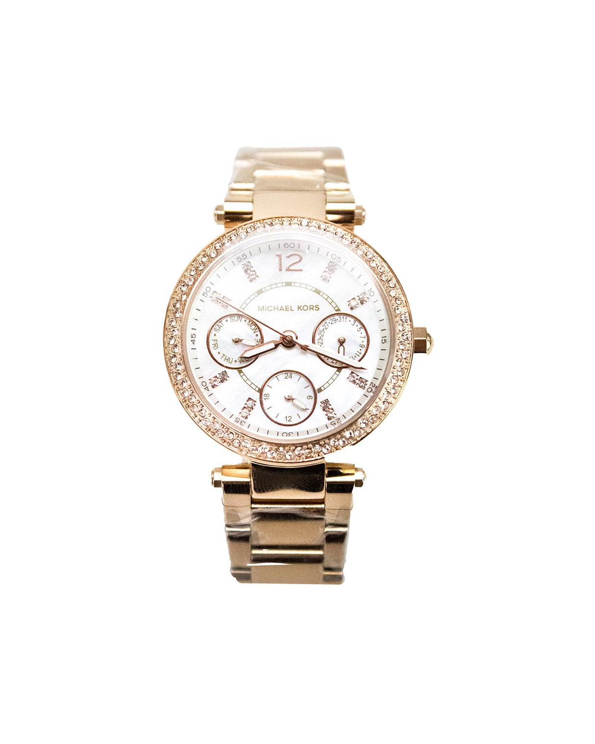Parker Stainless Steel Rose Gold Toned Watch One Size Women